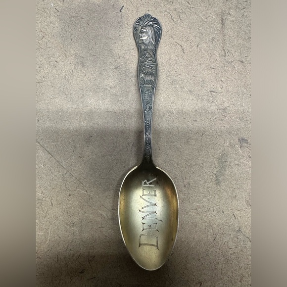 STERLING Souvenir Spoon Ring - Picture 16 of 17